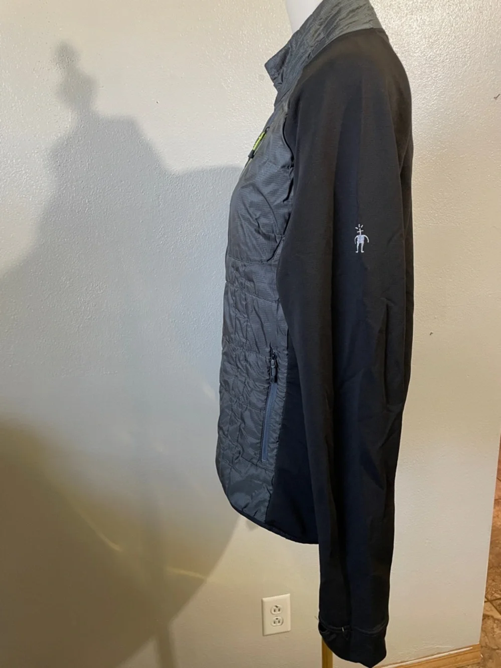 Wool Blend Performance Layer Trails Outdoor Jacket Medium M Smartwool Corbet 120